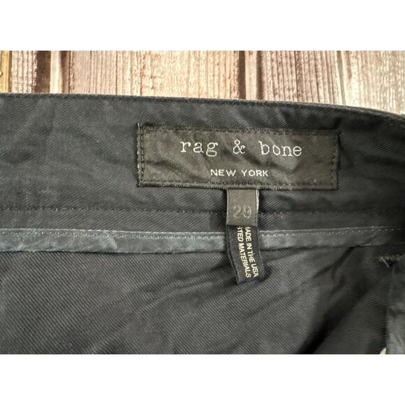 Rag And Bone cotton nylon blade IV Pants size 29 color raven NWT made in USA - Picture 3 of 8